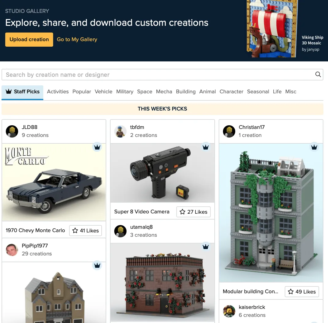 lego examples