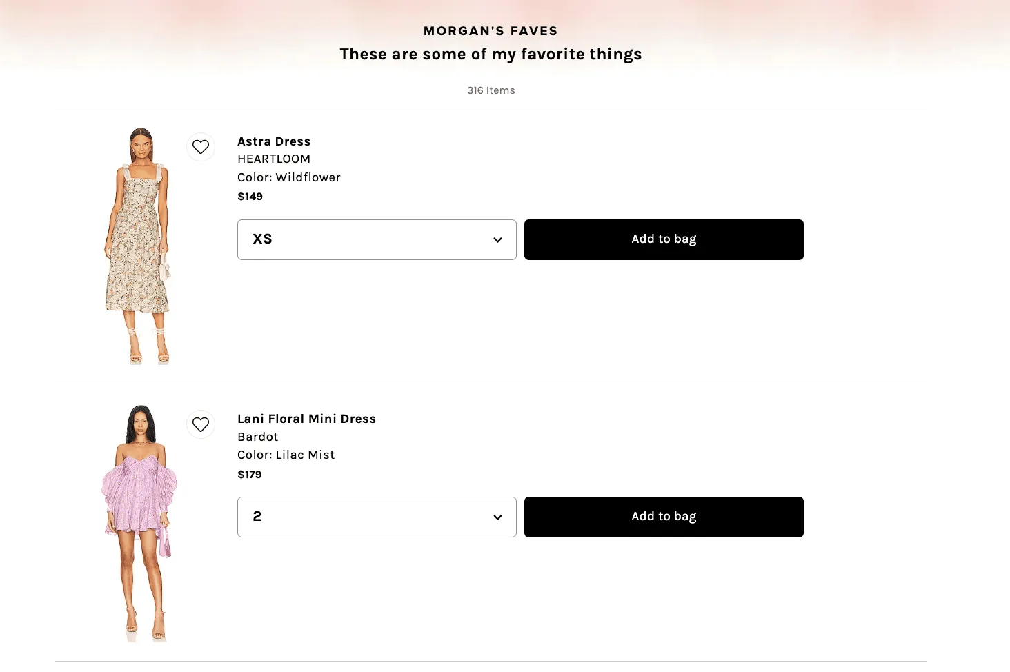Morgan's Revolve Storefront
